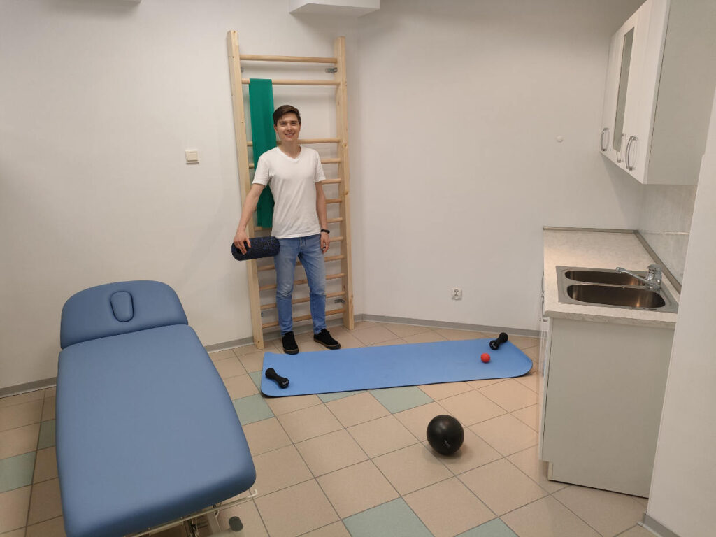 fizjoterapeuta i jego gabinet fizjoterapeutyczny
